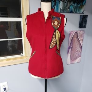 Coloratura wool vest
